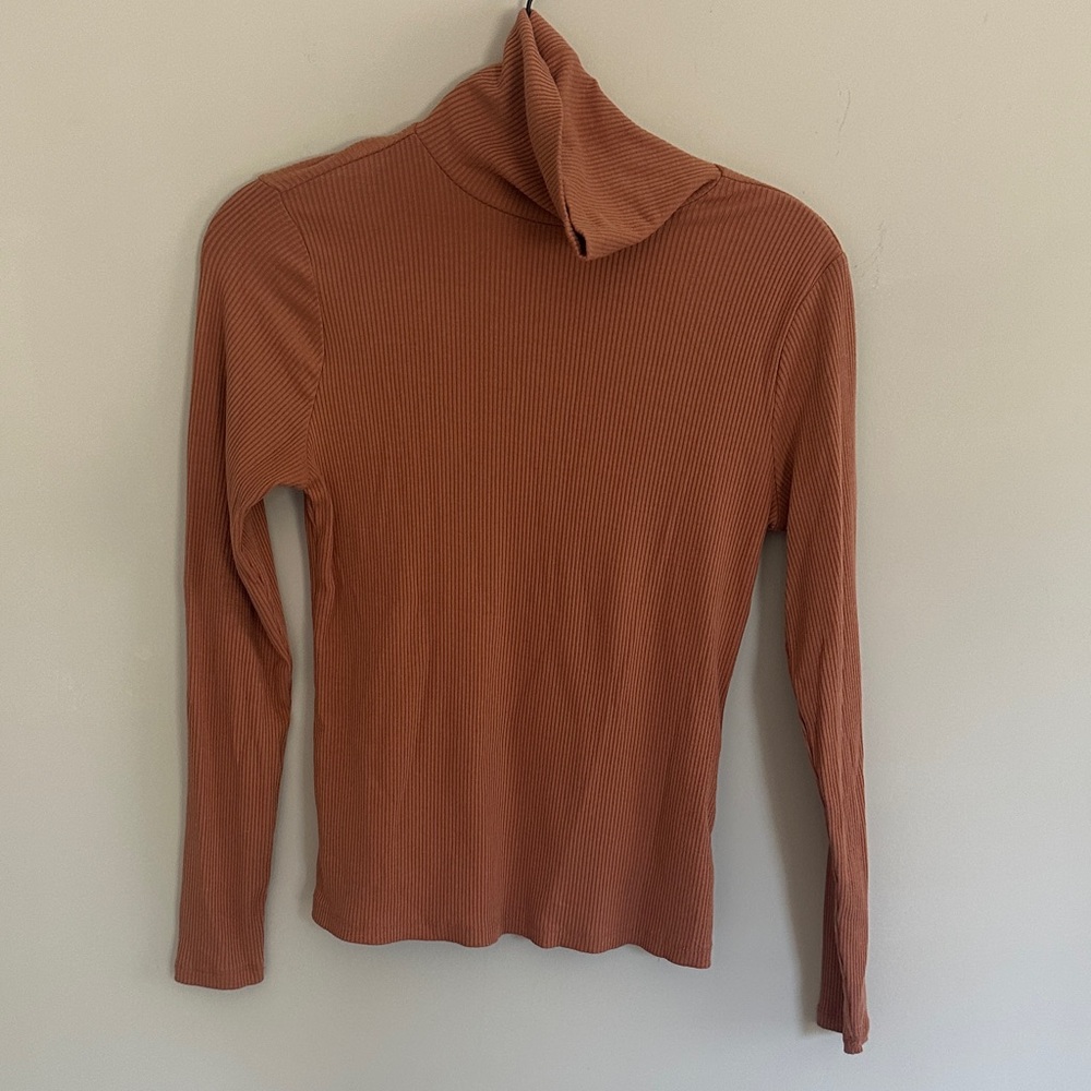 Old Navy Ribbed Turtle Neck - Terracotta